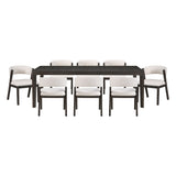 Soma Black 9pc Dining Set