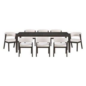 Soma Black 9pc Dining Set