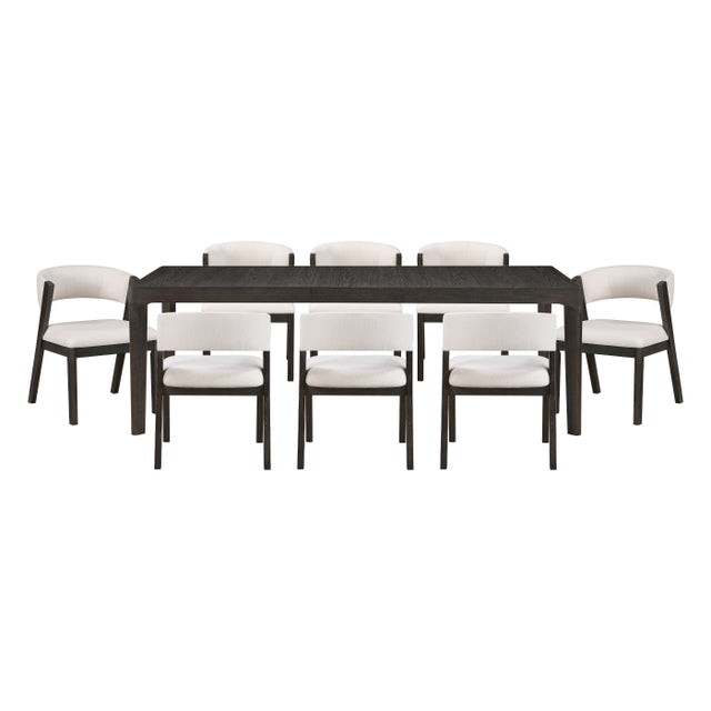 Soma Black 9pc Dining Set