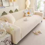 High Stretch Herringbone Textured Slipcover for Standard & L-Shaped Sectional Couches