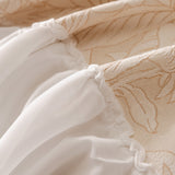 French Chic Style Ruffle Floral Cover Throws for Sofas, Decorative Couch Covers