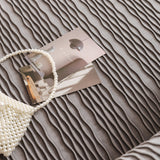Soft Warm Flannel Couch Cover Throw Blanket with French Flounce, Beautiful Furniture Throws for Sofas