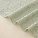 Durable Cooling Couch Cover for Dogs Textured Chic Leaf Summer Throw Cover Blanket