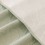 Durable Cooling Couch Cover for Dogs Textured Chic Leaf Summer Throw Cover Blanket