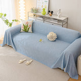 Durable Cooling Couch Cover for Dogs Textured Chic Leaf Summer Throw Cover Blanket
