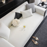 Non-Slip Cooling Breathable Couch Protector Towel, Lightweight Slipcover for Sofas