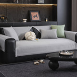 Non-Slip Cooling Breathable Couch Protector Towel, Lightweight Slipcover for Sofas