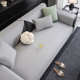 Non-Slip Cooling Breathable Couch Protector Towel, Lightweight Slipcover for Sofas