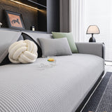 Non-Slip Cooling Breathable Couch Protector Towel, Lightweight Slipcover for Sofas