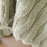 Modern 3D Water Ripple Sofa Cover, Non-Shedding Cream Style Furniture Protector Throw