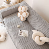 Modern 3D Water Ripple Sofa Cover, Non-Shedding Cream Style Furniture Protector Throw