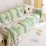 Chenille Sofa Cover Throw, Smile Couch Cover Blanket Throws for Couches, Soft Sofa Towel