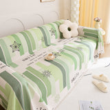 Chenille Sofa Cover Throw, Smile Couch Cover Blanket Throws for Couches, Soft Sofa Towel