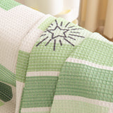 Chenille Sofa Cover Throw, Smile Couch Cover Blanket Throws for Couches, Soft Sofa Towel