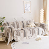 Chenille Sofa Cover Throw, Smile Couch Cover Blanket Throws for Couches, Soft Sofa Towel