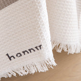 Chenille Sofa Cover Throw, Smile Couch Cover Blanket Throws for Couches, Soft Sofa Towel