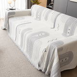 Boho Couch Throw Covers with Tassel Thick Durable Sofa Cover Blanket Furniture Slipcover Sectional