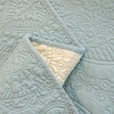 Baroque Sofa Cover – Quilted Cotton, Non-Slip, Washable with Ornate Embroidery