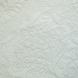 Baroque Floral Quilted Cotton Sofa Cover, Non-Slip Washable Couch Protector