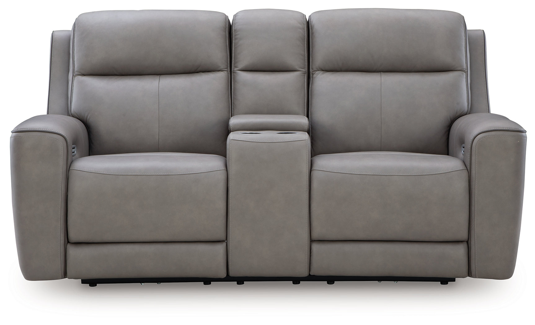 5Z-Comfort Coin Power Reclining Loveseat with Console - Ornate Home