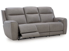 5Z-Comfort Coin Power Reclining Sofa with ADJ Headrest - Ornate Home