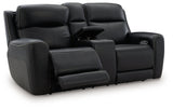 5Z-Comfort Onyx Power Reclining Loveseat/CON/ADJ HDRST (Online Special Price) - Ornate Home