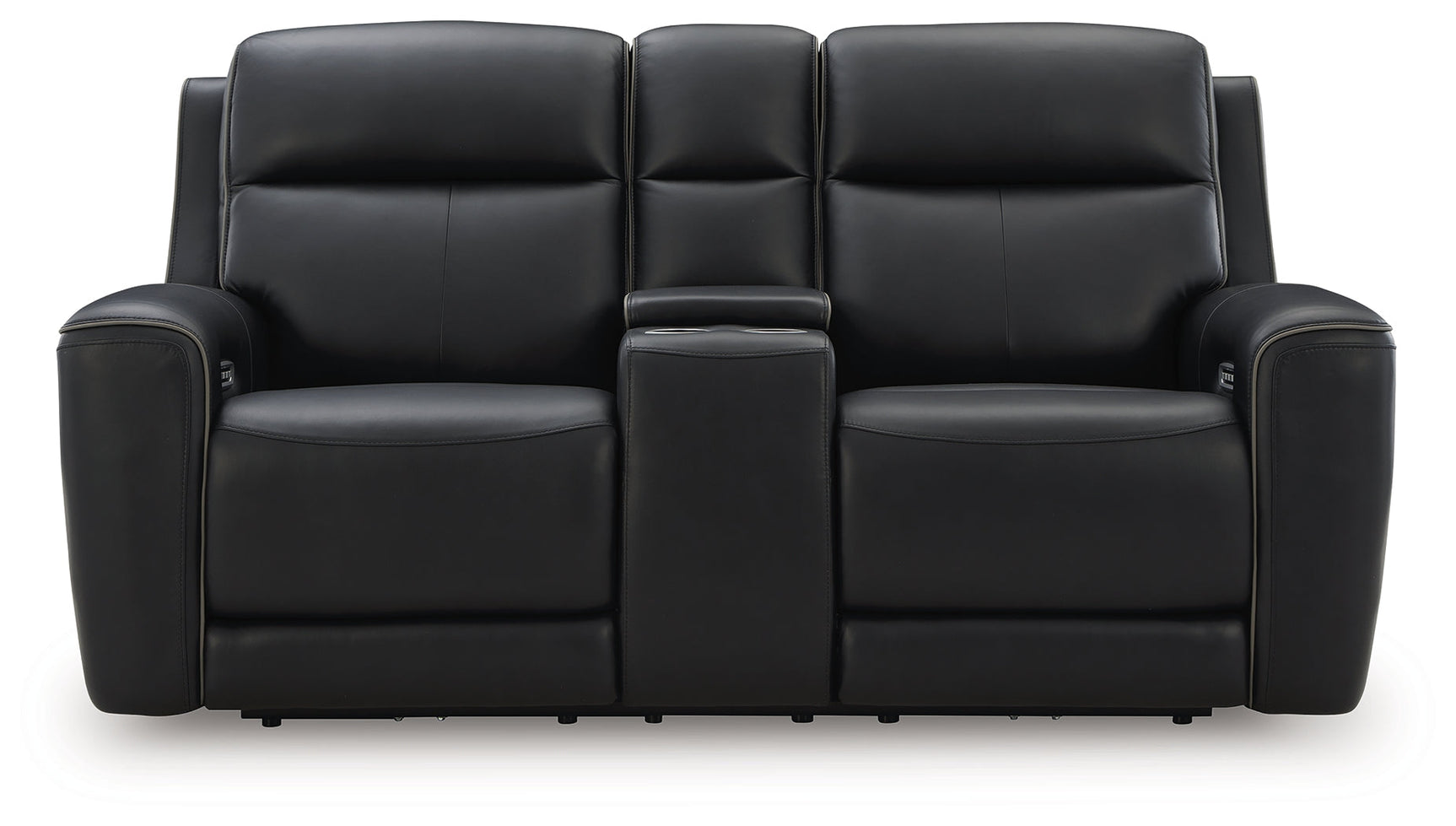 5Z-Comfort Onyx Power Reclining Loveseat/CON/ADJ HDRST (Online Special Price) - Ornate Home
