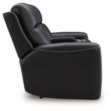 5Z-Comfort Onyx Power Reclining Loveseat/CON/ADJ HDRST (Online Special Price) - Ornate Home