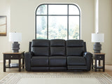 5Z-Comfort Onyx Power Reclining Sofa with ADJ Headrest - Ornate Home