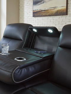5Z-Comfort Onyx Power Reclining Sofa with ADJ Headrest - Ornate Home