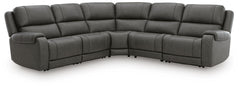 5Z-Harrenhurst Anchor 5-Piece Power Reclining Sectional - Ornate Home