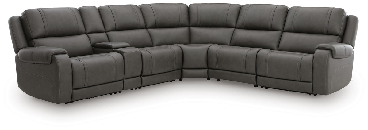 5Z-Harrenhurst Anchor 6-Piece Power Reclining Sectional (Online Special Price) - Ornate Home