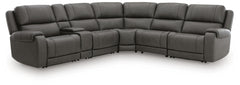 5Z-Harrenhurst Anchor 6-Piece Power Reclining Sectional - Ornate Home