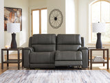 5Z - Pittson Anchor 2-Piece Power Reclining Sectional Loveseat (Online Special Price) - Ornate Home