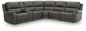 5Z - Pittson Anchor 6-Pc Power Reclining Sectional - Ornate Home