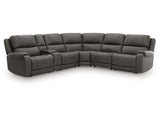 5Z - Pittson Anchor 6-Piece Power Reclining Sectional (Online Special Price) - Ornate Home