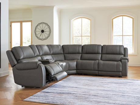 5Z - Pittson Anchor 6-Piece Power Reclining Sectional - Ornate Home