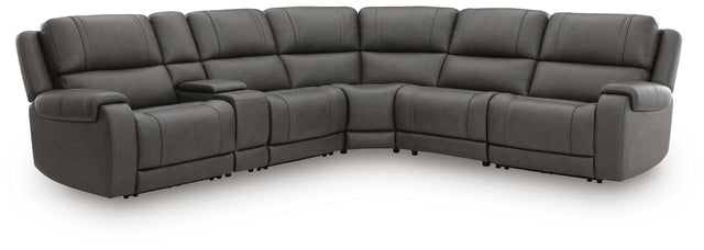 5Z - Pittson Anchor 6-Piece Power Reclining Sectional - Ornate Home
