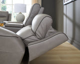5Z-Relaxation Coin Power Reclining Loveseat with Console (Online Special Price) - Ornate Home