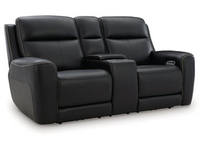 5Z-Relaxation Onyx Power Reclining Loveseat with Console (Online Special Price) - Ornate Home