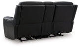 5Z-Relaxation Onyx Power Reclining Loveseat with Console (Online Special Price) - Ornate Home
