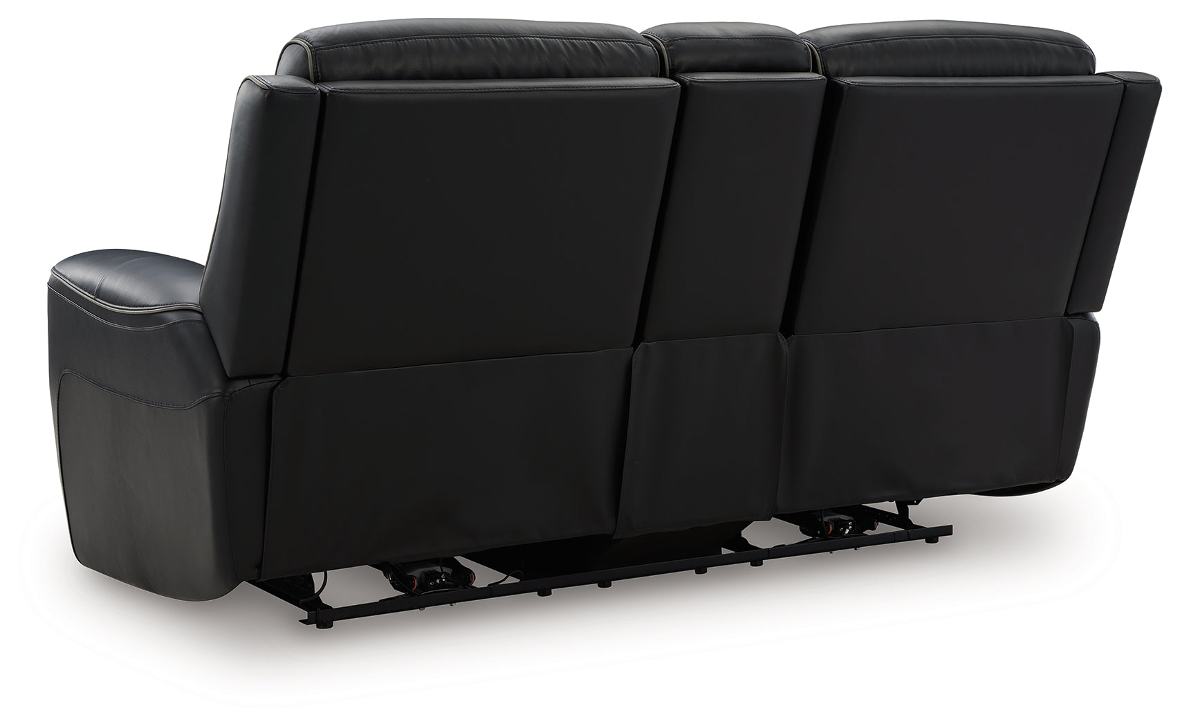 5Z-Relaxation Onyx Power Reclining Loveseat with Console - Ornate Home