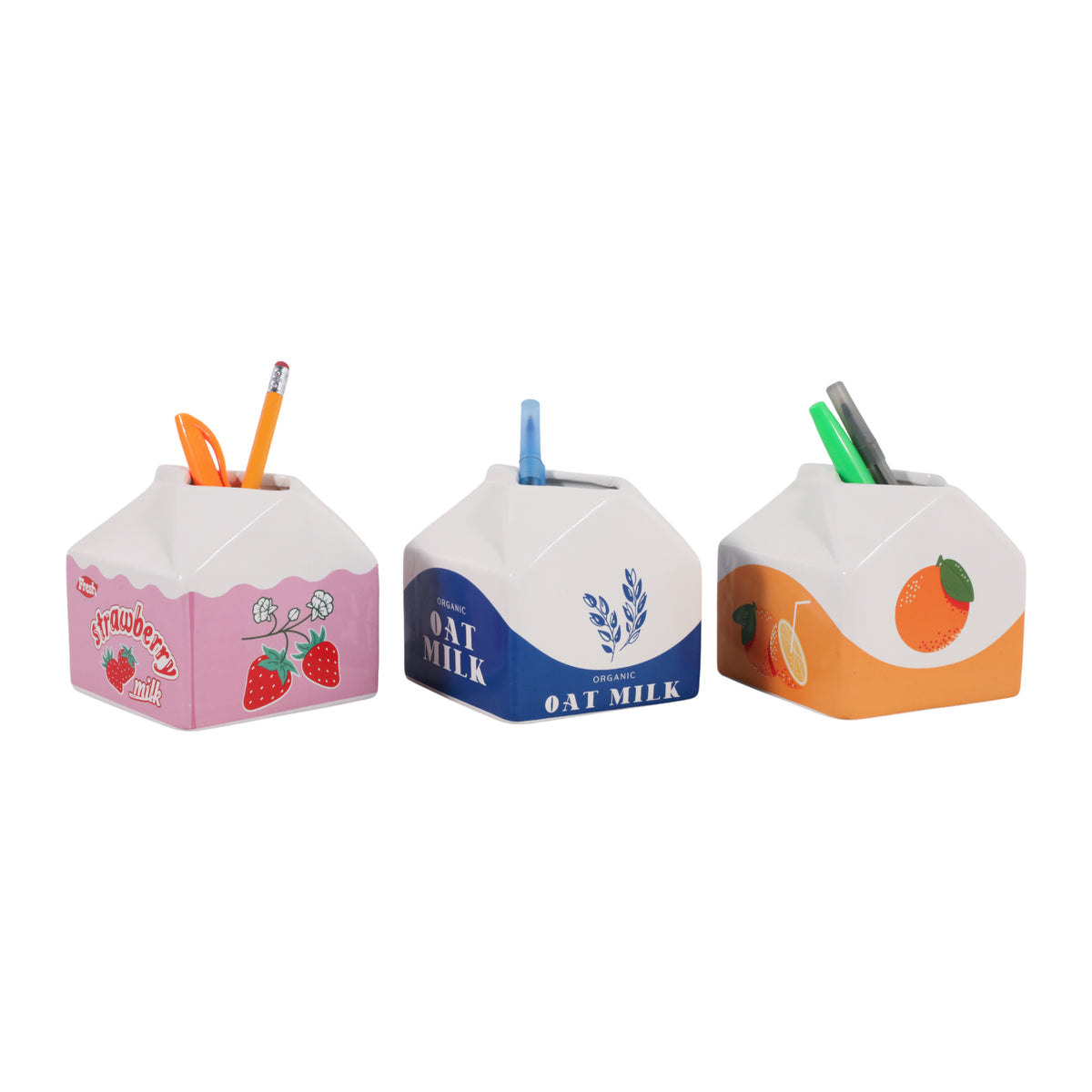 Jordanside Pink/Orange/Blue Pencil Cups (Set of 3)