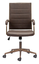 Auction Espresso Office Chair