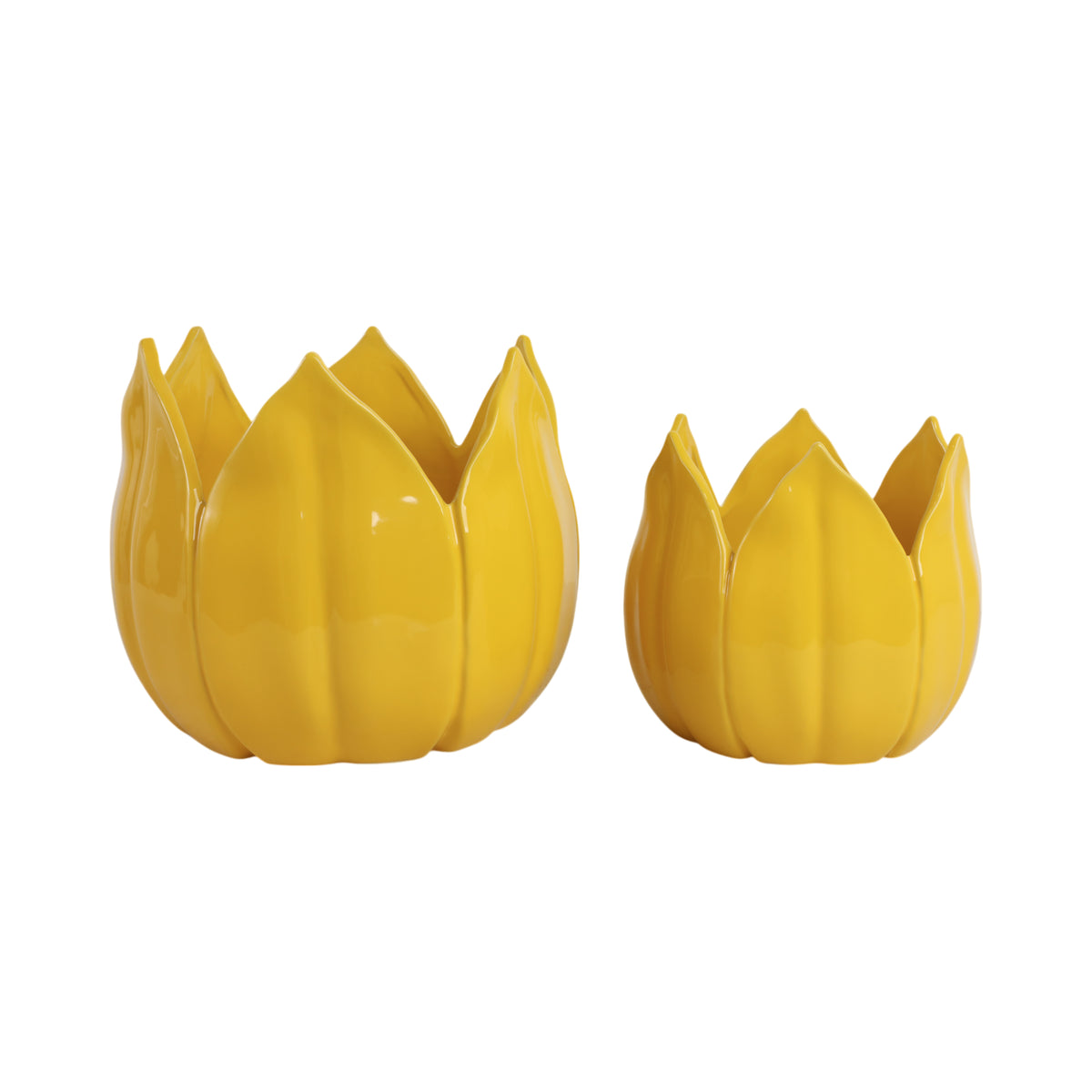 Gentrywind Yellow Planters (Set of 2)