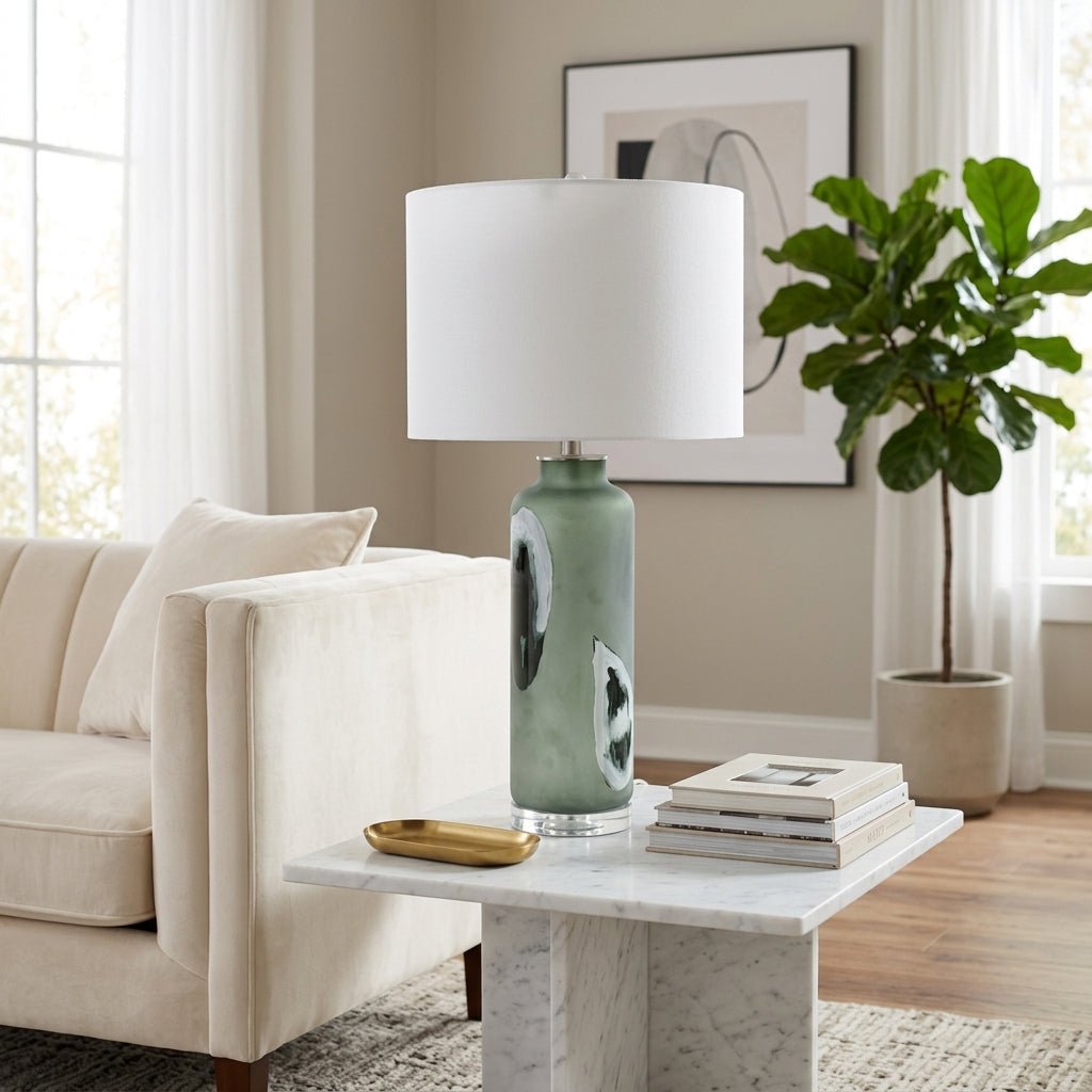 Barro Green Artful Glass Table Lamp