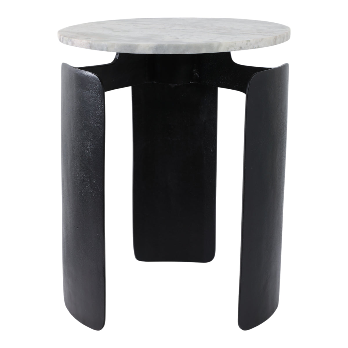 Millersville Gray/Black Marble Top 3-Footed Accent Table