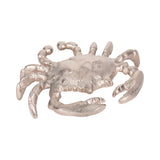 Imola Silver Metal Crab Decor