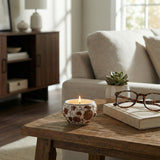 Glasgow Brown/White Neroli Basil Chinoiserie Candle