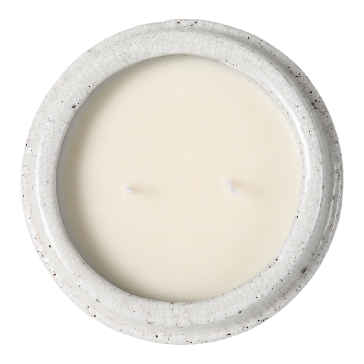 Lakehead White Crackle French Cade and Lavender Candle